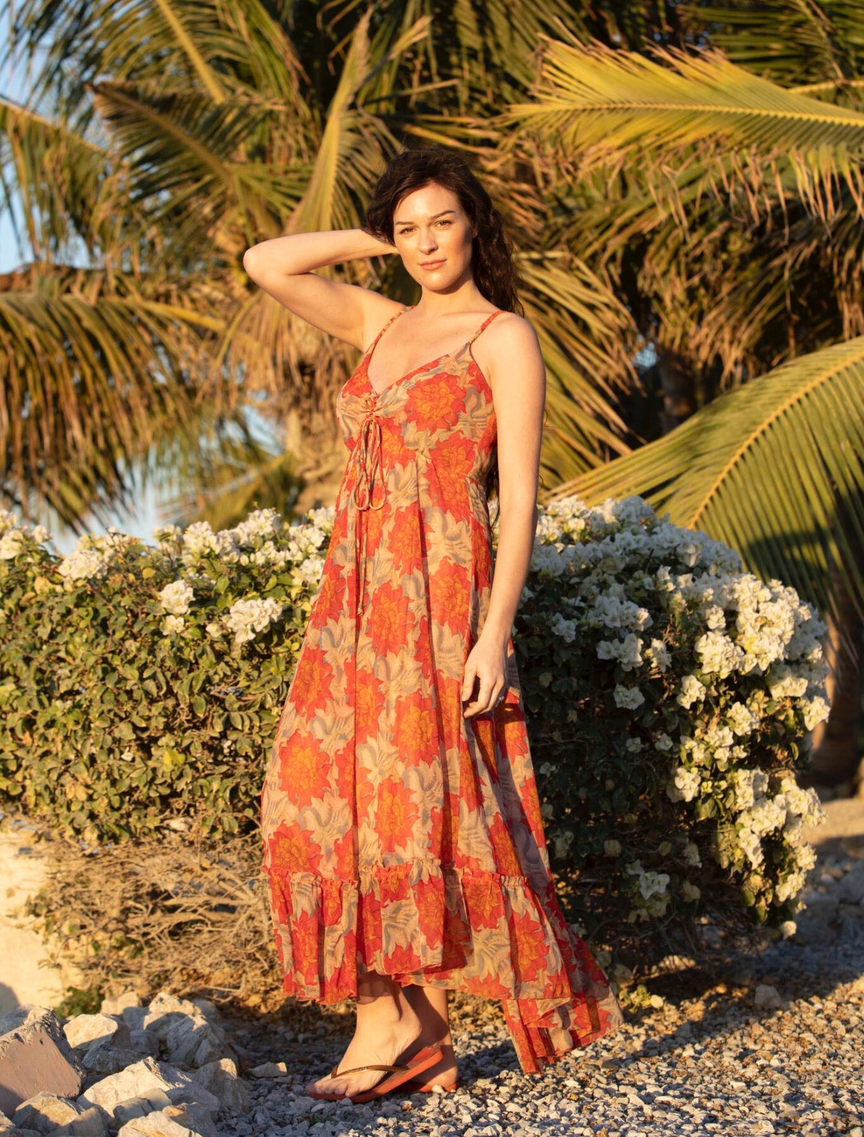 Sunset summer maxi dress