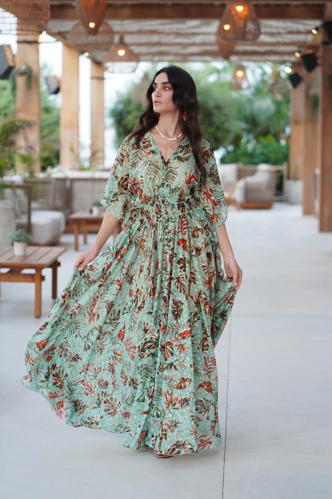 Birds of Paradise Maxi Dress