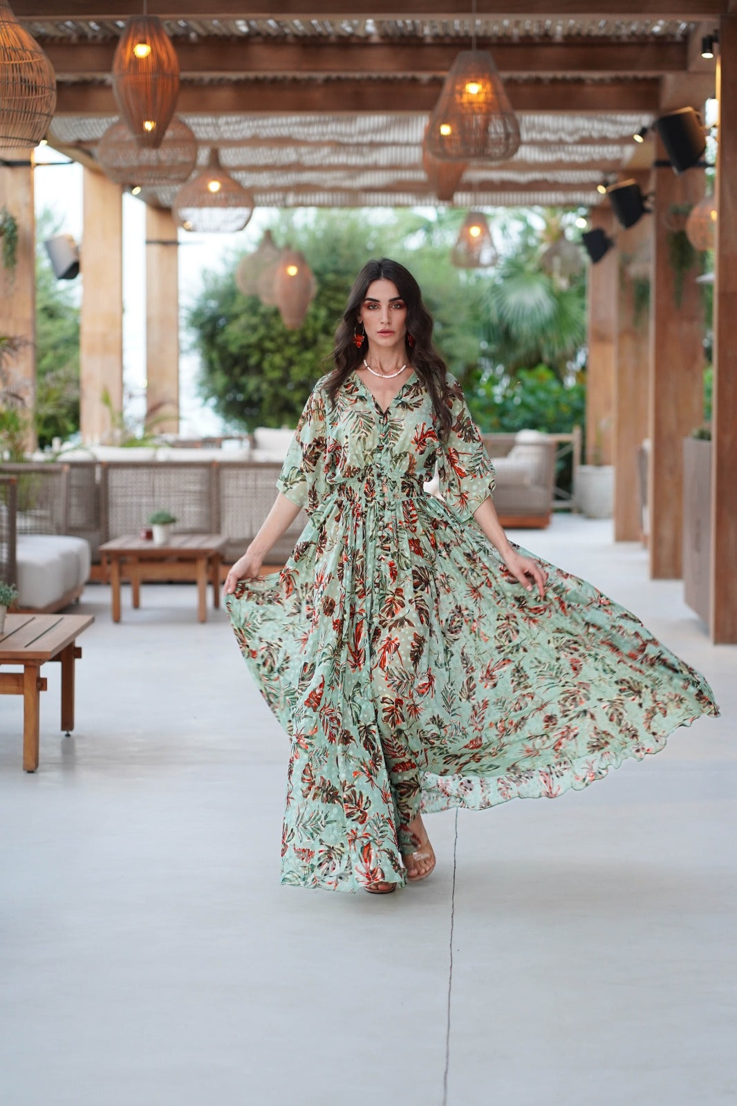Birds of Paradise Maxi Dress
