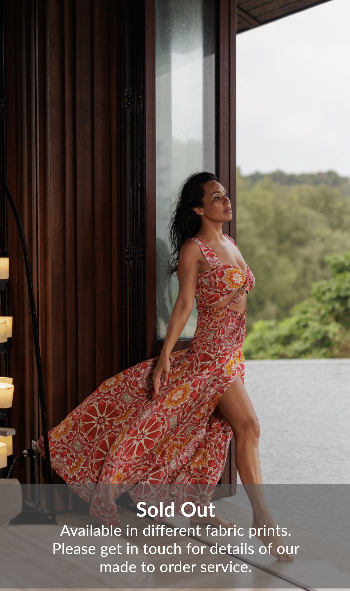 Butterfly skirt/dress - Sunset Kaleidoscope