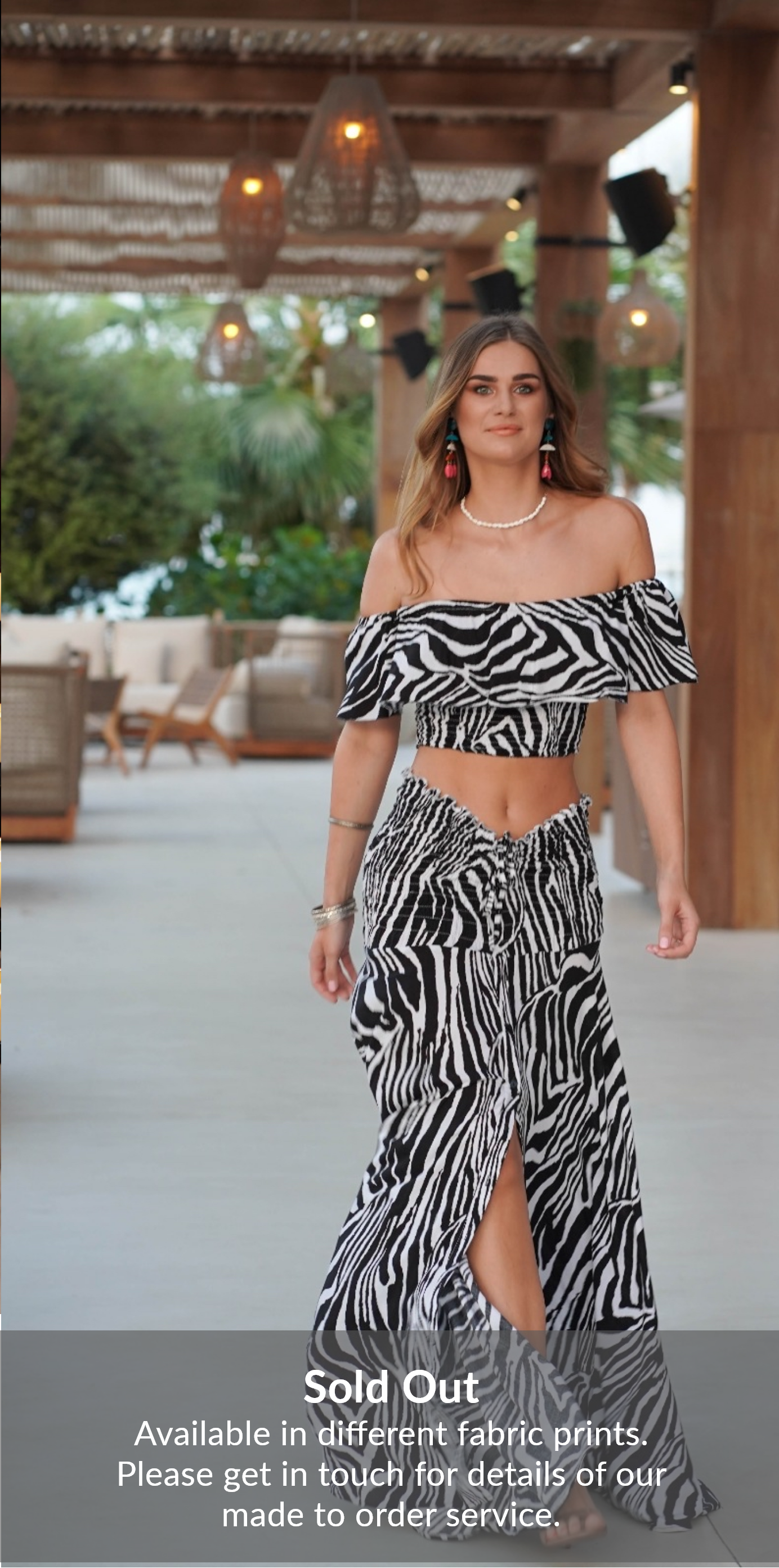Butterfly skirt/dress - Zebra