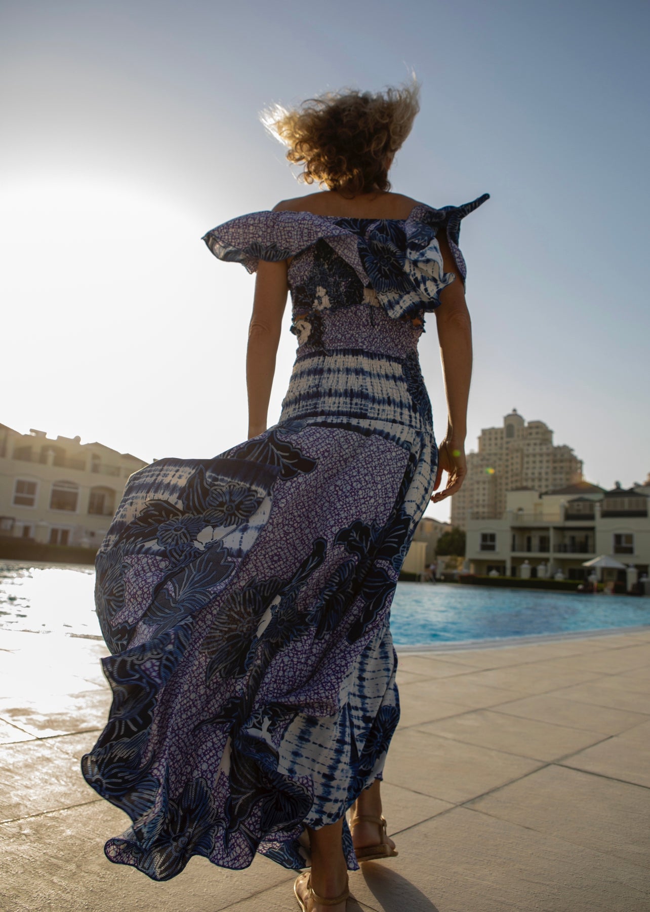 Butterfly top - tie dye Brunei