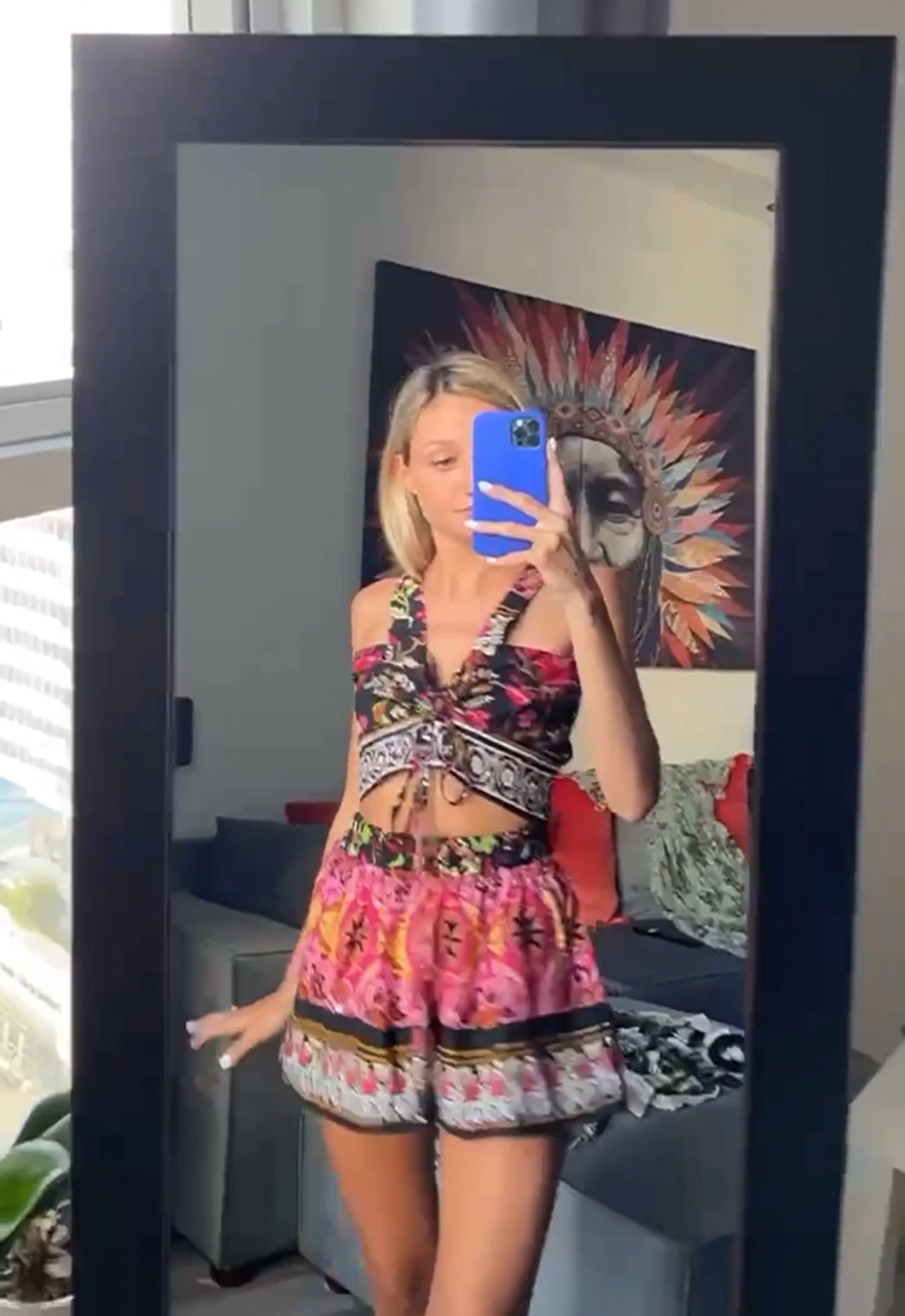 Shorts Jaipur print