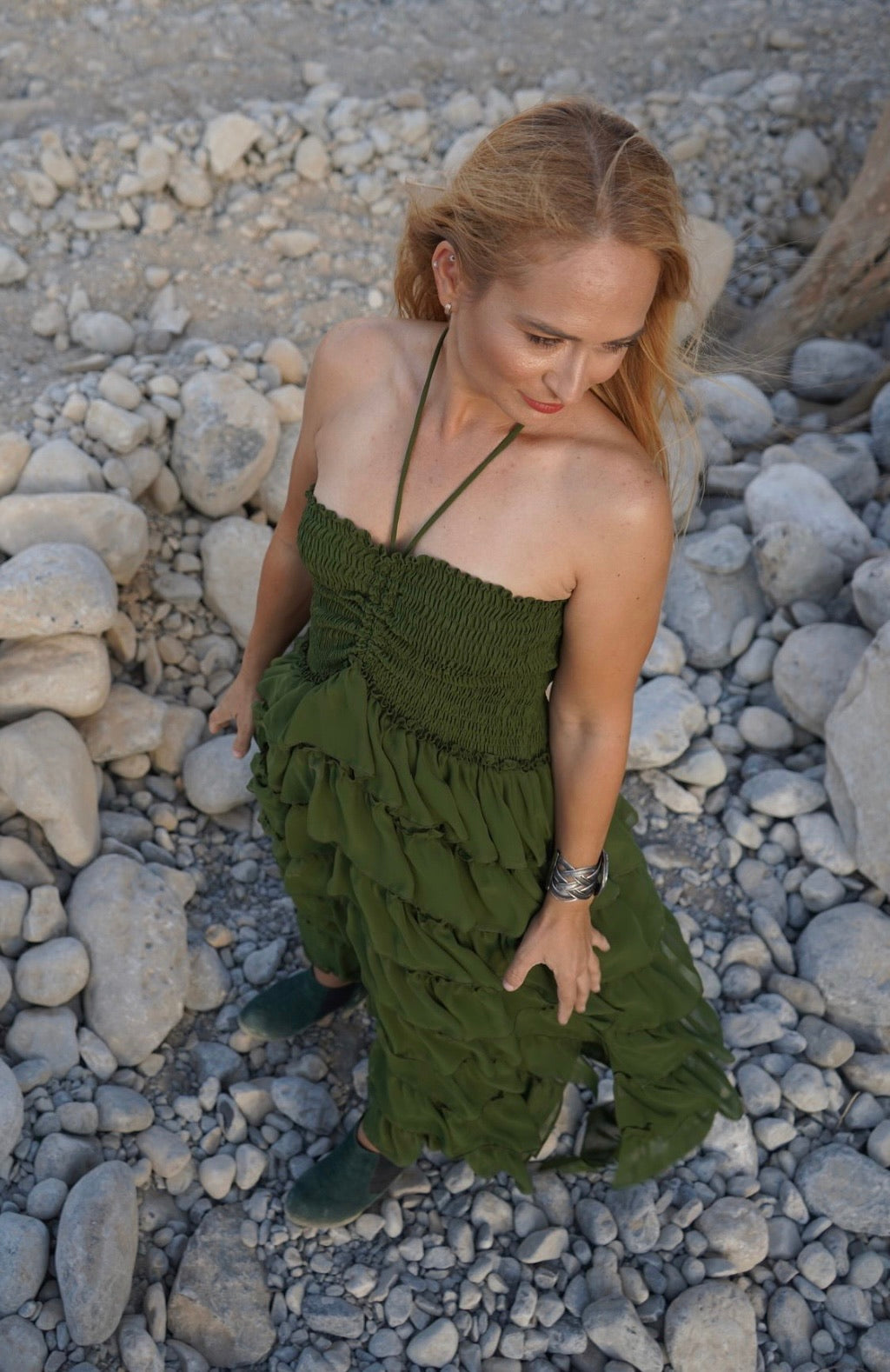 Liza Rara Midi Dress in Mother Earth