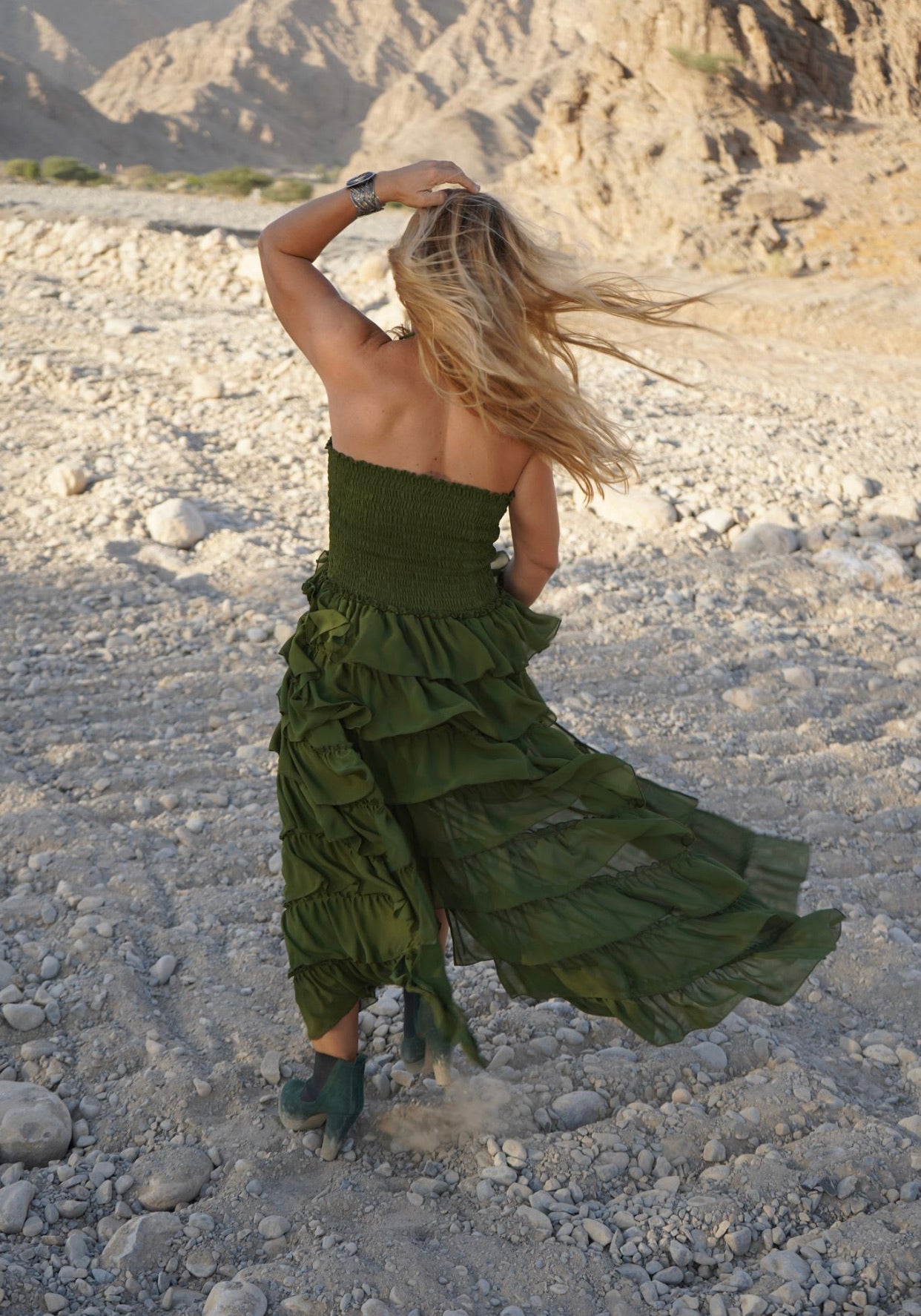 Liza Rara Midi Dress in Mother Earth