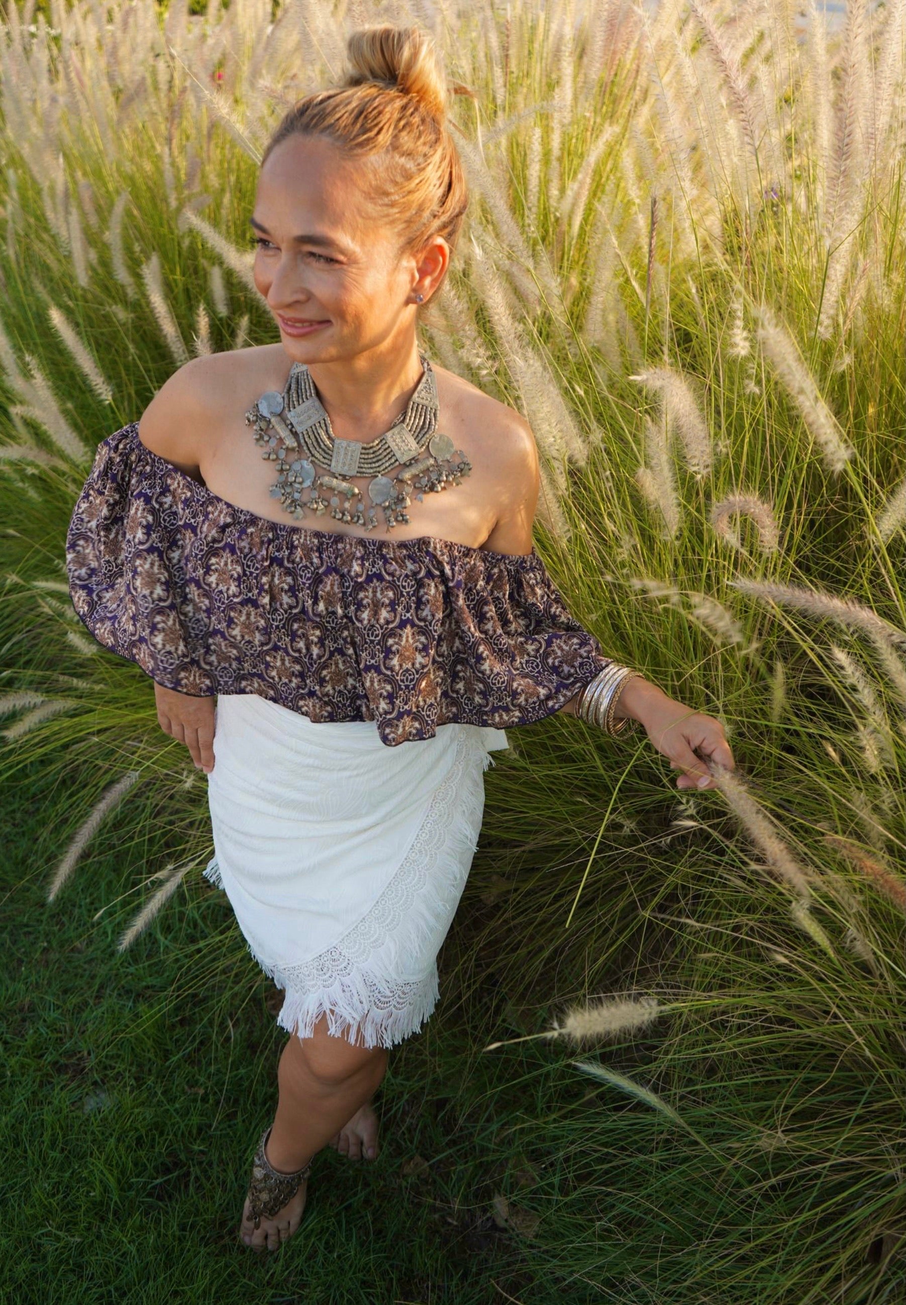 Fallen angel crop top