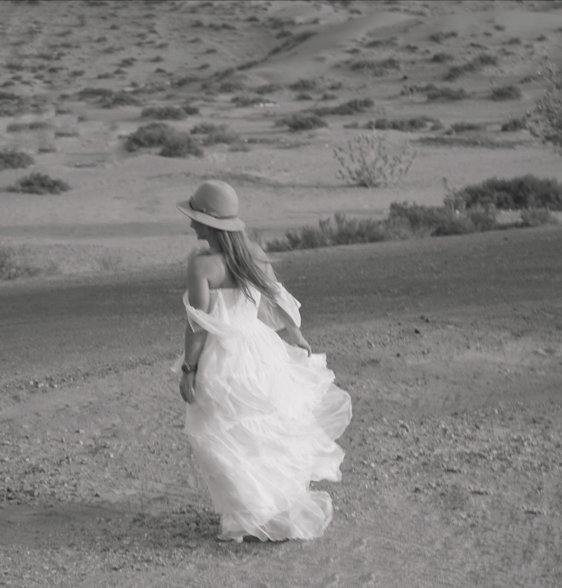 White tiered Oana dress