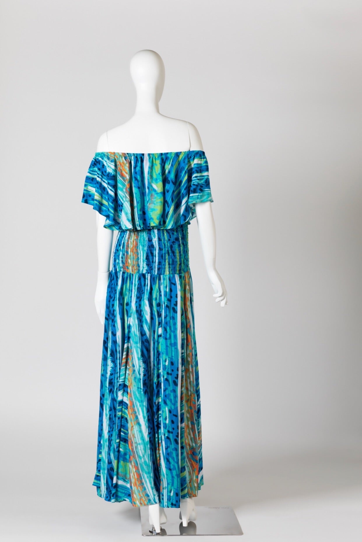 Blue water melon print skirt/dress