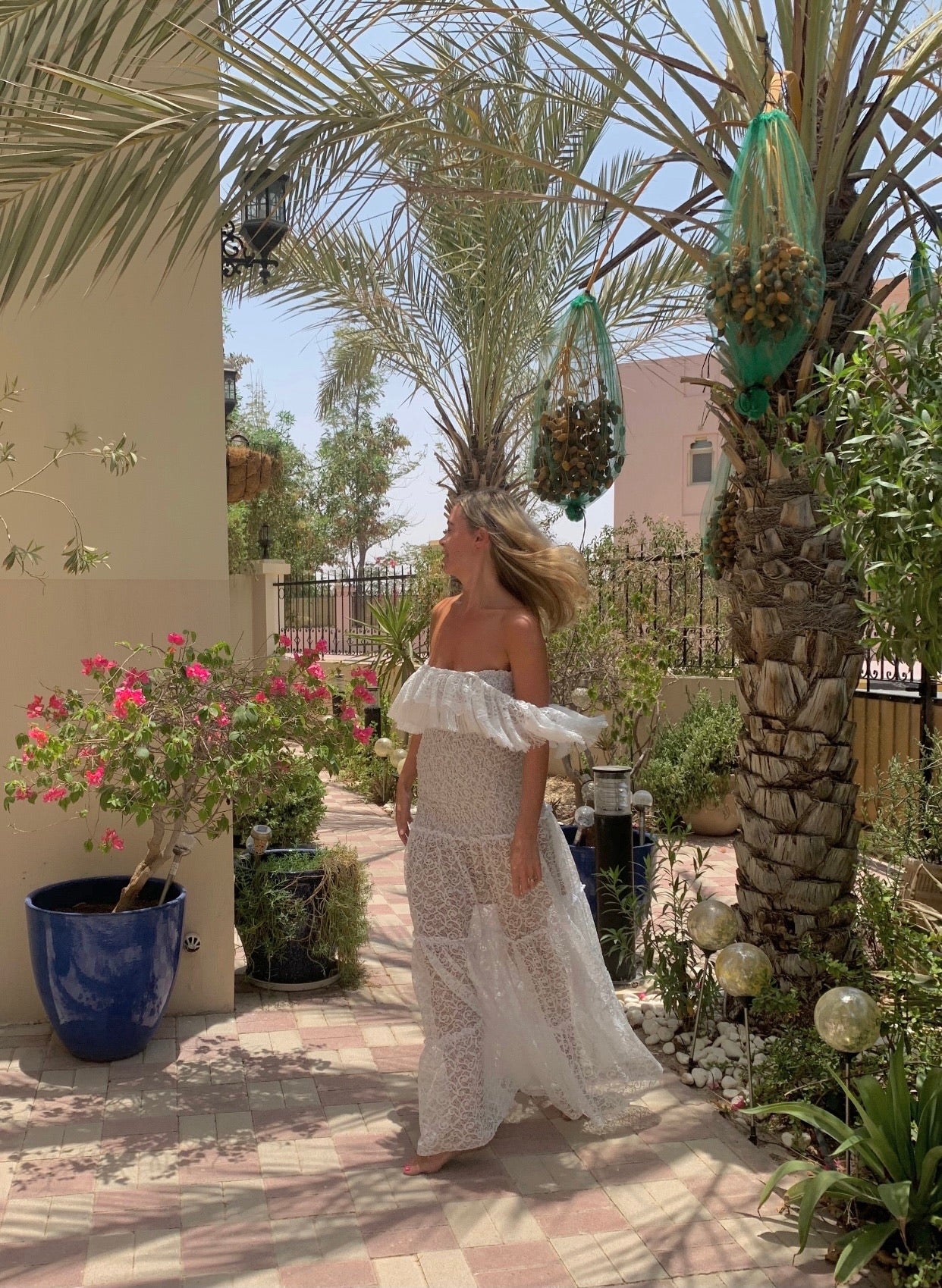 White lace Ruth dress